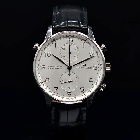 iwc portugaise rattrapante 3712 platine full set n 2669943|IWC Schaffhausen Portugieser Chronograph Rattrapante Ref..